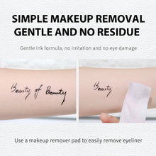 Load image into Gallery viewer, Natural Black Waterproof Anti-sweat Non-smudge Liquid Eyeliner Pen Non Fading Smooth Eyeliner Pen Makeup Cosmetics
