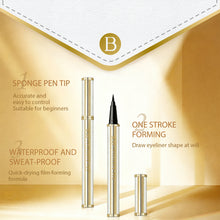 Load image into Gallery viewer, Natural Black Waterproof Anti-sweat Non-smudge Liquid Eyeliner Pen Non Fading Smooth Eyeliner Pen Makeup Cosmetics
