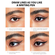 Load image into Gallery viewer, Natural Black Waterproof Anti-sweat Non-smudge Liquid Eyeliner Pen Non Fading Smooth Eyeliner Pen Makeup Cosmetics
