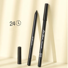 Load image into Gallery viewer, Durable Black Eyeliner Glue Pen Waterproof Non Smudging Non Fading Beginner Cosmetic Eyeliner Gel Pen with Pencil Sharpener
