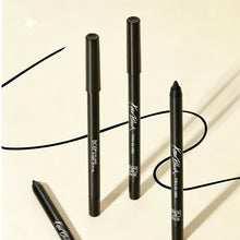 Load image into Gallery viewer, Durable Black Eyeliner Glue Pen Waterproof Non Smudging Non Fading Beginner Cosmetic Eyeliner Gel Pen with Pencil Sharpener
