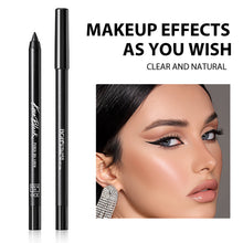 Load image into Gallery viewer, Durable Black Eyeliner Glue Pen Waterproof Non Smudging Non Fading Beginner Cosmetic Eyeliner Gel Pen with Pencil Sharpener
