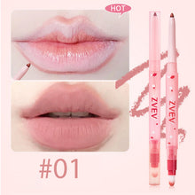 Load image into Gallery viewer, Double Head Glossy Matte Lipliner Lip Waterproof Long-Lasting Sweat-proof Lip Liner Cover Lipstick Makeup Cosmetic
