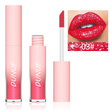 Load image into Gallery viewer, 18 Colors Waterproof Diamond Shimmer Glitter Lip Gloss Matte Glitter Liquid Lipstick Diamond Pearl Color Lip Gloss Sexy Make Up
