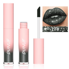 Load image into Gallery viewer, 18 Colors Waterproof Diamond Shimmer Glitter Lip Gloss Matte Glitter Liquid Lipstick Diamond Pearl Color Lip Gloss Sexy Make Up
