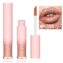 Load image into Gallery viewer, 18 Colors Waterproof Diamond Shimmer Glitter Lip Gloss Matte Glitter Liquid Lipstick Diamond Pearl Color Lip Gloss Sexy Make Up
