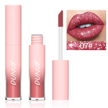 Load image into Gallery viewer, 18 Colors Waterproof Diamond Shimmer Glitter Lip Gloss Matte Glitter Liquid Lipstick Diamond Pearl Color Lip Gloss Sexy Make Up
