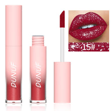 Load image into Gallery viewer, 18 Colors Waterproof Diamond Shimmer Glitter Lip Gloss Matte Glitter Liquid Lipstick Diamond Pearl Color Lip Gloss Sexy Make Up
