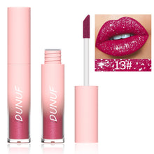Load image into Gallery viewer, 18 Colors Waterproof Diamond Shimmer Glitter Lip Gloss Matte Glitter Liquid Lipstick Diamond Pearl Color Lip Gloss Sexy Make Up
