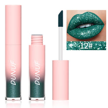 Load image into Gallery viewer, 18 Colors Waterproof Diamond Shimmer Glitter Lip Gloss Matte Glitter Liquid Lipstick Diamond Pearl Color Lip Gloss Sexy Make Up
