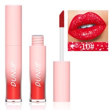 Load image into Gallery viewer, 18 Colors Waterproof Diamond Shimmer Glitter Lip Gloss Matte Glitter Liquid Lipstick Diamond Pearl Color Lip Gloss Sexy Make Up
