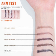 Load image into Gallery viewer, Four Fork Liquid Eyebrow Pencil Makeup Color Display Wild Eyebrow Waterproof Sweat Proof 4D Eyebrow Pencil Makeup Cosmetic
