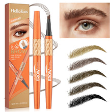 Load image into Gallery viewer, Four Fork Liquid Eyebrow Pencil Makeup Color Display Wild Eyebrow Waterproof Sweat Proof 4D Eyebrow Pencil Makeup Cosmetic
