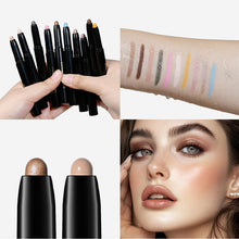 Load image into Gallery viewer, 12 Colors Eyeshadow Pencil Stick Shimmer Matte Waterproof Metallic Glitter Eye Shadow Highlighter Pencil Eyeshadow Cosmetics
