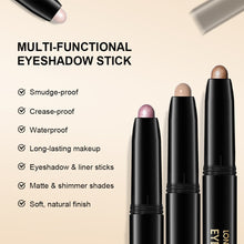 Load image into Gallery viewer, 12 Colors Eyeshadow Pencil Stick Shimmer Matte Waterproof Metallic Glitter Eye Shadow Highlighter Pencil Eyeshadow Cosmetics
