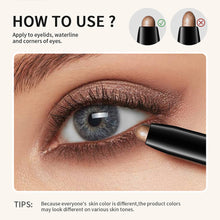 Load image into Gallery viewer, 12 Colors Eyeshadow Pencil Stick Shimmer Matte Waterproof Metallic Glitter Eye Shadow Highlighter Pencil Eyeshadow Cosmetics
