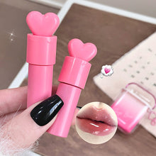 Load image into Gallery viewer, 2pcs/set Cute Water Gloss Velvet Matte Lip Glaze Waterproof Combination Mirror Matte Headphone Shaped Pendant Lipstick
