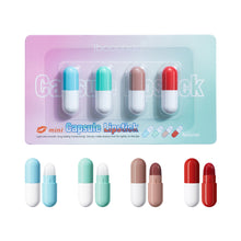 Load image into Gallery viewer, 6pcs/set Mini Cute Capsule Waterproof Lipstick Set Lip Balm Moisturizing Non-stick Cup Carry Pill Lipstick Lips Makeup Cosmetic
