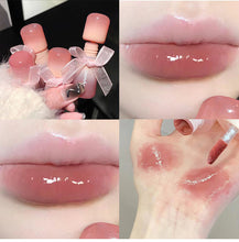 Load image into Gallery viewer, Water Lip Gloss Nude Moisturizes Long Lasting No Fade Lipstick Waterproof Lip Tint Makeup Lip Glaze Woman Makeup Cosmetic
