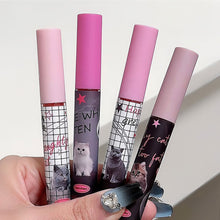 Load image into Gallery viewer, 6Pcs/set Cute Cat Mirror Water Lip Gloss Set Red Tint for Lips Makeup Long Lasting Glass Lip Glaze Waterproof Lipstick Kit
