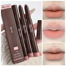 Load image into Gallery viewer, Waterproof Matte Lip Liner Lips Shades Contours Orange Pink Nude Lipstick Natural Color Makeup Hydrating Lipliner Pen Cosmetic
