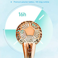 Load image into Gallery viewer, Soccer Shape Mini Fan Portable 3-Speed Quiet Mode Handheld Cooling Fan For Outdoor Travel Camping USB Rechargeable
