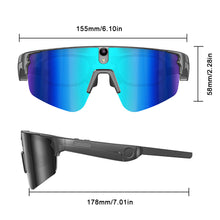 Load image into Gallery viewer, Smart AI Glasses 8MP Camera Anti-shake Video Recording Photo Bluetooth Call For Cycling Sports Waterproof HD Goggles
