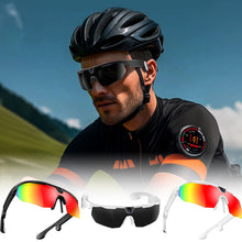 Load image into Gallery viewer, W640 Smart Sports Glasses 8MP 6-Axis Anti-Shake Photo Video AI Translation Outdoor Sandproof UV Protection Cycling Glasses
