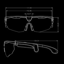 Load image into Gallery viewer, W640 Smart Sports Glasses 8MP 6-Axis Anti-Shake Photo Video AI Translation Outdoor Sandproof UV Protection Cycling Glasses
