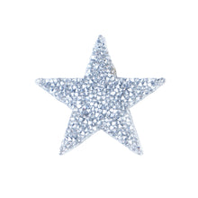 Load image into Gallery viewer, Pentagram Shaped Rhinestone Iron On Patches Clothing Appliques DIY Handmade Sewing Craft Accessories
