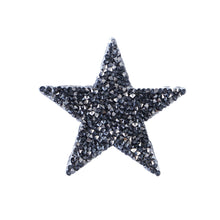 Load image into Gallery viewer, Pentagram Shaped Rhinestone Iron On Patches Clothing Appliques DIY Handmade Sewing Craft Accessories

