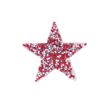 Load image into Gallery viewer, Pentagram Shaped Rhinestone Iron On Patches Clothing Appliques DIY Handmade Sewing Craft Accessories
