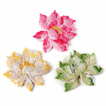 Load image into Gallery viewer, 1Pc Lotus Flower Patch Embroidery Patch On Applique for Clothes Cheongsam Wedding Dress Bag DIY Decor
