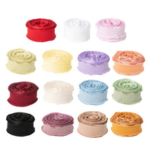Load image into Gallery viewer, New 10 Yards 2.5cm Edge Fishtail Chiffon Ribbon for Gift Wrapping Bouquet Packaging &amp; Daily DIY Decoration

