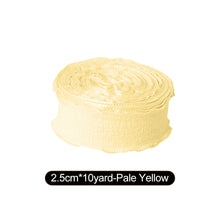 Load image into Gallery viewer, New 10 Yards 2.5cm Edge Fishtail Chiffon Ribbon for Gift Wrapping Bouquet Packaging &amp; Daily DIY Decoration
