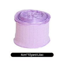 Load image into Gallery viewer, New 10 Yards 4cm Edge Fishtail Chiffon Ribbon for Gift Wrapping Bouquet Packaging &amp; Daily DIY Decoration
