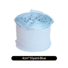 Load image into Gallery viewer, New 10 Yards 4cm Edge Fishtail Chiffon Ribbon for Gift Wrapping Bouquet Packaging &amp; Daily DIY Decoration
