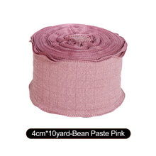 Load image into Gallery viewer, New 10 Yards 4cm Edge Fishtail Chiffon Ribbon for Gift Wrapping Bouquet Packaging &amp; Daily DIY Decoration
