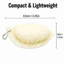Load image into Gallery viewer, 1Pc Stress Relief Toy Mini Squeeze Dumpling Toy Simulation Food Keychain Decompression Gift &amp; Bag Pendant
