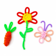 Load image into Gallery viewer, 100Pcs Macaron Mixed Color Chenille Stems Plush Stick DIY Craft Wires for Handmade Toys Art Hobby Supplies
