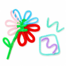 Load image into Gallery viewer, 100Pcs Macaron Mixed Color Chenille Stems Plush Stick DIY Craft Wires for Handmade Toys Art Hobby Supplies
