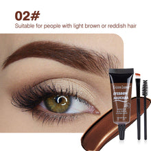 Load image into Gallery viewer, 24H Waterproof Eyebrow Gel Tattoo Long-lasting Non-smudge Tinted Brow Mascara Quick Dry Natural Look Makeup Tool
