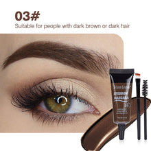 Load image into Gallery viewer, 24H Waterproof Eyebrow Gel Tattoo Long-lasting Non-smudge Tinted Brow Mascara Quick Dry Natural Look Makeup Tool
