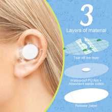 Load image into Gallery viewer, Waterproof Ear Patch for Shower Swimming Silicone Gel Ear Cover for Adults Kids Reusable Ear Protector to Prevent Water Entry
