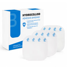 Load image into Gallery viewer, Medical-Grade Hydrocolloid Patch For Wound Care Hydrocolloid Bandages With Self-Adhesive Bed Sore Bandages Highly Absorbent For Burn
