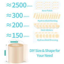 Load image into Gallery viewer, Medical-Grade Hydrocolloid Roll For Wound Care Hydrocolloid Bandages With Self-Adhesive Bed Sore Bandages Highly Absorbent For Burn
