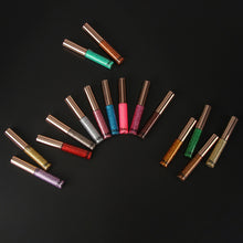 Load image into Gallery viewer, Colorful Glitter Eyeliner Waterproof Shiny Liquid Eye Liner Sparkle Metallic Pearl Neon Colors Vibrant Eye Makeup Party Rave Festival
