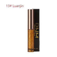 Load image into Gallery viewer, Colorful Glitter Eyeliner Waterproof Shiny Liquid Eye Liner Sparkle Metallic Pearl Neon Colors Vibrant Eye Makeup Party Rave Festival
