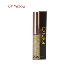 Load image into Gallery viewer, Colorful Glitter Eyeliner Waterproof Shiny Liquid Eye Liner Sparkle Metallic Pearl Neon Colors Vibrant Eye Makeup Party Rave Festival

