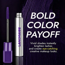 Load image into Gallery viewer, Colored Mascara Volumizing Curling Waterproof Rainbow Eye Makeup Purple Blue Pink Red Long Lasting Non Flaking Lash Builder
